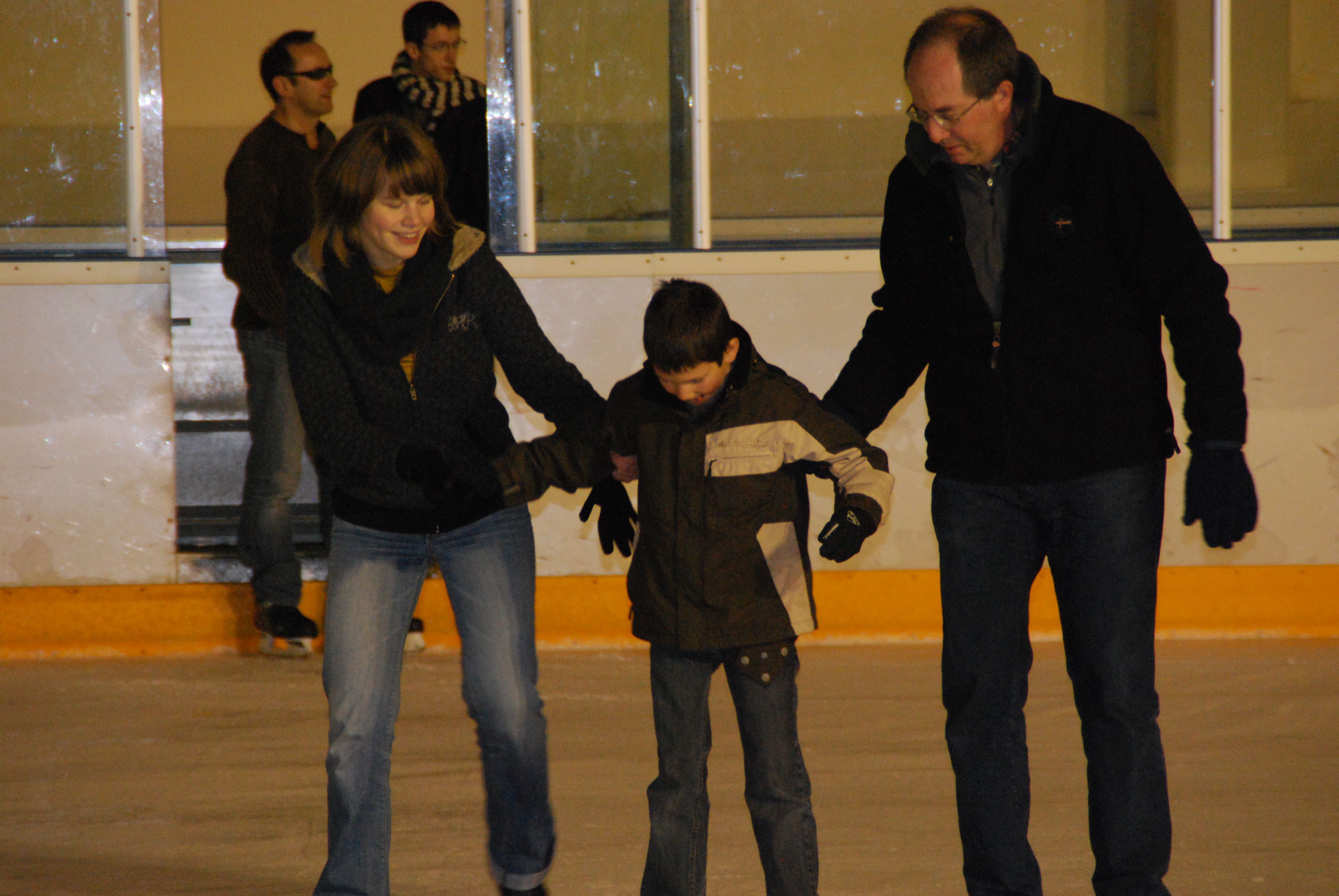 LUXEMBOURG,  Soirée patinoire