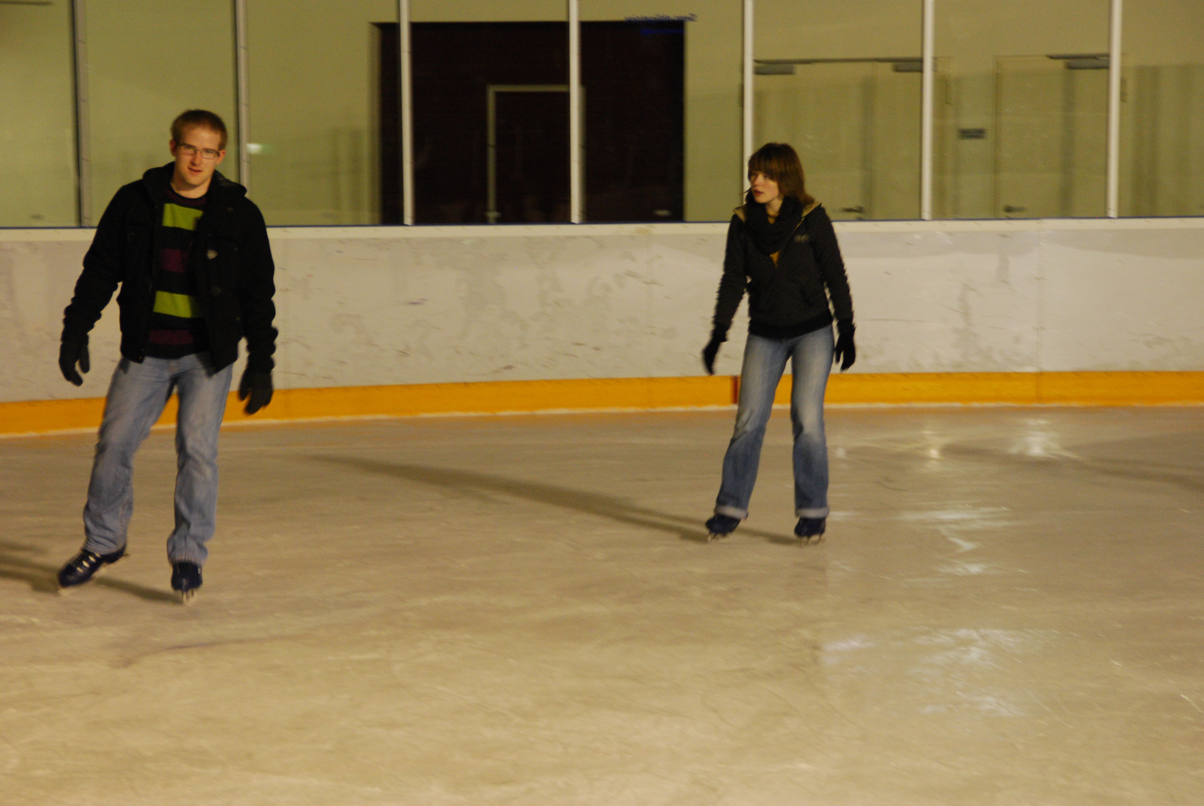 LUXEMBOURG,  Soirée patinoire